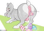  animal_genitalia animal_pussy anus blush bodily_fluids destabilizer easter easter_egg egg equid equine equine_genitalia equine_pussy female feral fur genital_fluids genitals grey_body grey_fur hi_res holidays horse hybrid lagomorph leporid long_ears looking_at_viewer looking_back looking_back_at_viewer mammal nipples oviposition puffy_anus pussy pussy_juice rabbit rear_view smile solo teats 