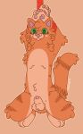  alleycat8706_(artist) animal_genitalia anthro arms_tied balls bdsm blush bondage bound cheek_tuft crouching domestic_cat dreamworks facial_tuft felid feline felis fluffy fluffy_tail fur fuzzy genitals green_eyes hands_behind_head hi_res male mammal markings neck_tuft orange_body orange_fur pawpads penis penis_tip puss_in_boots_(dreamworks) puss_in_boots_(film) puss_in_boots_the_last_wish raised_arms restrained rope sheath solo spread_legs spreading striped_body striped_markings stripes tabby_cat tail tuft 