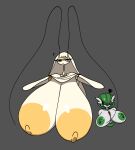  antennae_(anatomy) anthro areola big_areola big_breasts big_nipples black_eyes breast_size_difference breasts duo female gardevoir generation_3_pokemon generation_7_pokemon green_areola green_hair green_nipples hair hi_res huge_areola huge_breasts huge_nipples humanoid hyper hyper_areola hyper_breasts hyper_nipples larger_anthro larger_female looking_at_viewer nintendo nipples non-mammal_nipples nsfwoaf pheromosa pokemon pokemon_(species) question_mark size_difference smaller_female smaller_humanoid ultra_beast white_body yellow_areola yellow_nipples 