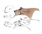  aveartz clenched_teeth disney expression_sheet eyebrows felid female feral hi_res lion mammal pantherine paws raised_eyebrow solo teeth the_lion_king zira_(the_lion_king) 