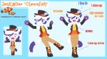  16:9 2020 4k absurd_res ambiguous_gender anthro bangs biped black_clothing blue_body blue_ears blue_eyes blue_fur blue_hair blue_tail bottomwear clothing clownfish_(yonkagor) domestic_cat egg english_text felid feline felis fish_egg flying_fish footwear fur fur_markings hair hat headgear headwear hi_res highlights_(coloring) looking_at_viewer mammal markings model_sheet multicolored_body multicolored_ears multicolored_fur multicolored_hair open_mouth open_smile orange_clothing pawpads pink_pawpads red_clothing salmon_egg smile smiling_at_viewer solo tail tail_markings tan_clothing text top_hat topwear two_tone_body two_tone_ears two_tone_fur two_tone_hair two_tone_tail white_body white_ears white_fur white_hair white_tail widescreen yellow_clothing yonkagor yonkagor_(copyright) 
