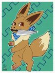  2023 3:4 eevee generation_1_pokemon hi_res knife nintendo pokemon pokemon_(species) solo syngie 