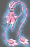  absurd_res anthro blue_eyes female flat_chested fur generation_4_pokemon genitals hi_res hybrid lopunny mew nintendo pink_body pink_fur pokemon pokemon_(species) pussy short_stack thick_thighs wide_hips wolfmask 