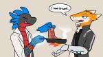  anthro citrus_raei corops_blackscale dragon duo hacony hi_res male sergal wingless_dragon 