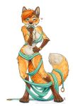  &lt;3 2023 anthro armlet blowing_kiss bracelet breasts brown_body brown_fur canid canine claws collar convenient_censorship female fox fur green_eyes hair jewelry kissing looking_at_viewer mammal mostly_nude one_eye_closed orange_body orange_fur pepper_(shinigamigirl) red_body red_fox red_fur red_hair shinigamigirl simple_background solo white_background white_body white_fur wink 