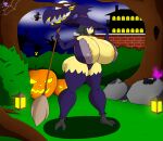  anthro big_breasts big_butt breasts butt cleavage clothed clothing female generation_3_pokemon hat headgear headwear hi_res huge_breasts huge_butt hyper hyper_breasts magic_user mawile nintendo pokemon pokemon_(species) rei_darkblade solo ultrazeta120 witch witch_hat 