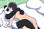  anthro bear black_body black_fur blue_line_art blush butt duo embrace female female_penetrated from_front_position fur fur_markings futon giant_panda hair human human_on_anthro interspecies karamatsu_matsuno lunarpanda8686 lying male male/female male_penetrating male_penetrating_female mammal markings mika_(lunarpanda8686) missionary_position mr._osomatsu nude on_back penetration round_ears sex simple_background slightly_chubby white_body white_fur white_hair 