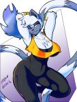  anthro big_breasts breasts cleavage clothed clothing dashinthedark_(artist) female hi_res idw_publishing jumpsuit lemur mammal primate sega solo sonic_the_hedgehog_(comics) sonic_the_hedgehog_(idw) sonic_the_hedgehog_(series) strepsirrhine tangle_the_lemur wide_hips 