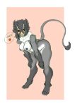  &lt;3 animal_humanoid anthro biped black_body black_fur black_hair black_nipples black_sclera body_hair bone butt canid claws digitigrade dktorzi eva_(the_monster_girl) fangs female fur grey_body grey_fur hair hi_res horn humanoid mammal mammal_humanoid monster monster_girl_(genre) neck_tuft nipples nude nude_female skull skull_head solo sound_effects tail tail_tuft teeth touch_of_bone tuft white_eyes xdamonwolfx 