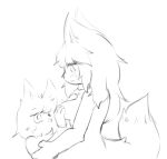  animal_humanoid anthro blush breast_grab breast_play breasts butt canid canine canxue canxue_(character) duo female fingers fox fur hair hand_on_breast hi_res holyhorizon humanoid husband_and_wife male male/female mammal married_couple nipples nude portrait smile 