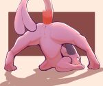  2023 anal anal_penetration anus clydelewd_(artist) colored disembodied_penis eeveelution espeon feet female female_penetrated feral feral_penetrated fur generation_2_pokemon genitals hi_res innie_pussy jack-o&#039;_pose looking_at_viewer male male/female male_penetrating male_penetrating_female nintendo pawpads paws penetration penile penile_penetration penis penis_in_ass pink_body pink_fur pokemon pokemon_(species) pose presenting presenting_pussy purple_inner_ear pussy rear_view sex shadow soles toes 