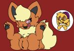 artist_name bedroom_eyes duo eeveelution female feral fingers_together flareon fuzzyderp generation_1_pokemon genitals looking_away male male/female narrowed_eyes nintendo pokemon pokemon_(species) pussy seductive spread_legs spreading thick_thighs 