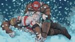  anal barazoku ginger god_of_war hi_res kratos male muscular rickleone snow sony_corporation sony_interactive_entertainment thor 