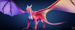  3d_(artwork) 4_legs digital_media_(artwork) dragon feral hi_res horn picti scales tagme wings 