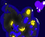  anthro black_body bodily_fluids breasts bubbleythefox different_colored_ears different_colored_nipples female glistening glistening_eyes glistening_pawpads glowing glowing_ears glowing_eyes glowing_nipples glowing_pawpads heterochromia hi_res lagomorph leporid lockvibe mammal nipples nude one_ear_up pawpads rabbit saliva saliva_on_tongue solo spiked_tail spikes spikes_(anatomy) sweat sweatdrop tail teasing_viewer tentacle_tongue tentacles tongue 