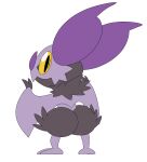  animated anthro bat butt dancing fur generation_6_pokemon grey_body grey_fur hi_res loop male mammal nightdazed nintendo noibat open_mouth pokemon pokemon_(species) purple_body solo wings yellow_eyes 