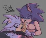  anthro bodily_fluids cum cum_in_mouth cum_inside cum_on_face double_oral first_person_view genital_fluids genitals group male male/male oral penis pubes sega shadow_the_hedgehog silver_the_hedgehog sonic_the_hedgehog sonic_the_hedgehog_(series) trio uglyskeleton vein veiny_penis 