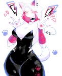  2023 anthro blush breasts clothed clothing domestic_cat ear_piercing ear_ring felid feline felis female gwen_stacy hi_res looking_at_viewer mammal piercing ring_piercing solo spider-gwen superhero_costume usa37107692 