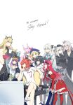  absurdres ahoge animal_ear_fluff animal_ears animal_hood artoria_caster_(fate) artoria_caster_(second_ascension)_(fate) artoria_pendragon_(fate) bare_shoulders beret bikini black_bikini black_bodysuit black_bow black_dress black_gloves black_hair black_jacket black_shorts blonde_hair blue_bow blue_eyes blue_headwear bodysuit boots bow braid breasts chair choker cleavage computer desk detached_sleeves diamond_hairband dragonfly_wings dress earrings elbow_gloves fairy_knight_gawain_(fate) fairy_knight_gawain_(second_ascension)_(fate) fairy_knight_tristan_(fate) fate/grand_order fate_(series) fox_ears fox_girl fox_tail french_braid fujimaru_ritsuka_(female) glasses gloves green_eyes grey_eyes grey_hair hair_between_eyes hair_bow hat heterochromia highres hood hood_up horns house_tag_denim jacket jewelry kon_(fate) koyanskaya_(assassin)_(first_ascension)_(fate) koyanskaya_(fate) large_breasts long_hair long_sleeves medium_breasts meltryllis_(fate) meltryllis_(swimsuit_lancer)_(fate) meltryllis_(swimsuit_lancer)_(first_ascension)_(fate) monitor morgan_le_fay_(fate) oberon_(fate) oberon_(third_ascension)_(fate) one_side_up open_mouth orange_eyes orange_hair penguin_hood pink_bow pink_hair pointy_ears ponytail purple_hair red_dress red_eyes red_footwear shirt short_hair shorts sidelocks sitting small_breasts smile swimsuit tail tamamo_(fate) thigh_boots thighs tiara twintails very_long_hair white_dress white_shirt yellow_eyes 