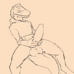  1:1 animated anthro asian_mythology chameleon chimera clothing dragon east_asian_mythology eastern_dragon footwear hyena jacket lizard looking_pleasured male mammal masturbation mythology reptile scalie short_playtime snake sock_(vegashasfrozenover) socks solo solo_focus toothy_grin topwear vegashasfrozenover 