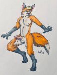  anthro canid canine erection fox genitals hi_res humanoid male mammal nude penis reynard_(disambiguation) reywoof solo 