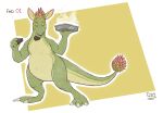  2023 ambiguous_gender anthro baking brownies countershading digital_drawing_(artwork) digital_media_(artwork) dragontzin dragontzin_(character) eating eating_food food_in_mouth hi_res kangaroo macropod mammal marsupial signature simple_background solo 