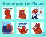  absurd_res bear digital_media_(artwork) furry furryart hi_res invalid_tag mammal sticker stickerpack stickers telegram 