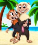  amegared anthro duo haplorhine luiz luiz_(the_woody_woodpecker_show) male male/male mammal monkey primate the_woody_woodpecker_show universal_studios 