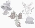  ._. 1other :3 @_@ animal_nose bags_under_eyes black_eyes body_fur bow bowtie colored_sclera commentary cropped_torso delphox ditto fangs full_body furry grey_background hair_bow hair_ribbon half-closed_eyes happy hat highres looking_at_viewer mismagius multicolored_fur muted_color open_mouth pink_bow pink_bowtie pokemon pokemon_(creature) purple_headwear red_eyes red_fur ribbon simple_background smile snout straight-on sylveon tensaitou_tou upper_body white_fur white_ribbon witch_hat yellow_fur yellow_sclera 