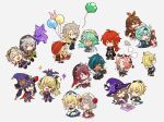  6+boys 6+girls albedo_(genshin_impact) alcohol amber_(genshin_impact) animal_ears animal_on_head backpack bag balloon barbara_(genshin_impact) baron_bunny_(genshin_impact) beer beer_mug bennett_(genshin_impact) bird bird_on_head blonde_hair blue_hair cat_ears cat_girl cat_tail chibi closed_eyes crossed_arms cup dark-skinned_male dark_skin diluc_(genshin_impact) diona_(genshin_impact) drinking_glass eula_(genshin_impact) fischl_(genshin_impact) flower genshin_impact gloves goggles goggles_on_head green_hair grey_hair hair_flower hair_ornament hairband hat jean_(genshin_impact) kaeya_(genshin_impact) klee_(genshin_impact) lisa_(genshin_impact) long_hair lying mapogeso mika_(genshin_impact) mona_(genshin_impact) mug multicolored_hair multiple_boys multiple_girls noelle_(genshin_impact) on_back on_head one_eye_closed open_mouth oz_(genshin_impact) ponytail purple_flower purple_hair purple_headwear razor_(genshin_impact) red_eyes red_hair rosaria_(genshin_impact) scar scar_on_face short_hair simple_background sitting standing streaked_hair sucrose_(genshin_impact) tail teapot twintails two_side_up wine_glass witch_hat 