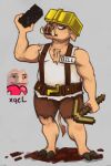  anthro bill_tin hi_res male mammal marsminer microsoft minecraft mojang piglin solo suina xbox_game_studios 