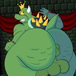  absurd_res anthro hi_res humanoid king_koopa male possbooty solo 