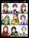  5boys 5girls ahoge binah_(project_moon) black_eyes black_hair blonde_hair blue_eyes blue_hair brown_eyes brown_hair chesed_(project_moon) fkrnnmr gebura_(project_moon) green_eyes green_hair highres hod_(project_moon) lobotomy_corporation long_hair malkuth_(project_moon) multiple_boys multiple_girls netzach_(project_moon) project_moon purple_hair simple_background tiphereth_a_(project_moon) tiphereth_b_(project_moon) very_long_hair white_background yellow_eyes yesod_(project_moon) 