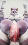  3d_(artwork) absurd_res ahegao akikosfm anal anal_penetration anthro big_penis blaze_the_cat blush bodily_fluids breasts canid canine canis cum cum_in_ass cum_in_pussy cum_inside danny_sterling_(spitfire420007) digital_media_(artwork) domestic_cat drooling_cum duo erect_nipples feet felid feline felis female fur genital_fluids genitals hi_res looking_pleasured male male/female mammal nipples penetration penis purple_body red_body red_fur sega simple_background sonic_the_hedgehog_(series) source_filmmaker spitfire420007 sweat toe_curl vein veiny_penis warfare_machine white_background wolf 