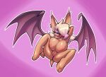  anthro bat bedroom_eyes big_breasts bigdad breast_squish breasts female genitals hair hair_over_eye huge_breasts looking_at_viewer mammal narrowed_eyes nipples nude one_eye_obstructed presenting pussy rouge_the_bat seductive sega solo sonic_the_hedgehog_(series) spread_legs spreading squish wings 