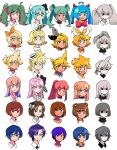  25-ji_kaito 25-ji_len 25-ji_luka 25-ji_meiko 25-ji_miku 25-ji_nightcord_de._(project_sekai) 25-ji_rin absurdres ahoge black_eyes blonde_hair blue_eyes blue_hair bob_cut bow brown_eyes brown_hair clover-shaped_pupils commentary detached_collar empty_eyes everyone grey_hair hair_bow hair_ribbon hair_rings hatsune_miku heart heart-shaped_pupils high_ponytail highres kagamine_len kagamine_rin kaito_(vocaloid) leo/need_(project_sekai) leo/need_kaito leo/need_len leo/need_luka leo/need_meiko leo/need_miku leo/need_rin long_hair low_ponytail megurine_luka meiko_(vocaloid) more_more_jump!_(project_sekai) more_more_jump!_kaito more_more_jump!_len more_more_jump!_luka more_more_jump!_meiko more_more_jump!_miku more_more_jump!_rin multiple_persona pink_hair portrait project_sekai ribbon rice_deity short_hair short_ponytail simple_background spade-shaped_pupils sparkling_eyes star-shaped_pupils star_(symbol) symbol-shaped_pupils twintails two-tone_bow very_long_hair vivid_bad_squad_(project_sekai) vivid_bad_squad_kaito vivid_bad_squad_len vivid_bad_squad_luka vivid_bad_squad_meiko vivid_bad_squad_miku vivid_bad_squad_rin vocaloid white_background white_bow wonderlands_x_showtime_(project_sekai) wonderlands_x_showtime_kaito wonderlands_x_showtime_len wonderlands_x_showtime_luka wonderlands_x_showtime_miku wonderlands_x_showtime_rin 