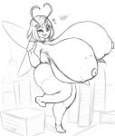  &lt;3 absurd_res aircraft antennae_(anatomy) anthro areola beepunz big_breasts big_butt breasts building butt celebi city female galiana generation_2_pokemon hair helicopter hi_res huge_breasts huge_thighs hyper hyper_breasts legendary_pokemon macro monochrome nintendo nipples one_eye_closed open_mouth pokemon pokemon_(species) sketch smile solo thick_thighs wings wink 