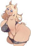  anthro big_breasts blonde_hair blue_eyes bodily_fluids breasts clothed clothing domestic_pig female fingering fingering_self hair hi_res licking licking_lips licking_own_lips lightsource mammal masturbation miss_piggy muppets overweight overweight_female panties panties_down partially_clothed simple_background solo suid suina sus_(pig) sweat thick_thighs tongue tongue_out underwear underwear_down white_background 