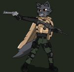  absurd_res canid canine canis hi_res jermhgart3 male mammal solo tactical tactical_gear waan_(jermghart) weapon wolf 