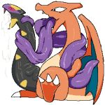  big_penis bodily_fluids charizard cum feral generation_1_pokemon generation_3_pokemon genital_fluids genitals huge_penis hyper hyper_genitalia hyper_penis hyper_tongue long_penis long_tongue low_res male multi_tongue nintendo penis pokemon pokemon_(species) reptile scalie sevi_blaze seviper snake snake_penis tongue unusual_anatomy unusual_genitalia unusual_penis 