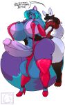  10:16 2022 absurd_res ailurid anthro areola balls big_areola big_balls big_breasts big_nipples big_penis biped blue_hair breasts chest_tuft clothing dated dialogue duo english_text erection erigawn female footwear fur generation_4_pokemon genitals glans gynomorph hair hi_res high_heels huge_balls huge_breasts huge_penis humanoid_genitalia humanoid_penis hyper hyper_balls hyper_genitalia hyper_penis intersex lucario mammal nintendo nipple_outline nipples open_mouth penis plum_the_red_panda pokemon pokemon_(species) red_eyes red_panda simple_background text tuft white_background yellow_eyes 