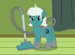  animate_inanimate badumsquish cleaning_tool curtains cutie_mark fan_character green_eyes hair hasbro hi_res liliane_(oc) looking_at_viewer my_little_pony object_pony smile solo teal_eyes vacuum_cleaner white_hair 