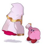  :o baby_bottle blush_stickers bottle chiimako colored_skin commentary_request floating holding holding_bottle hyness kirby kirby:_star_allies kirby_(series) looking_at_another pink_skin simple_background sleeves_past_fingers sleeves_past_wrists white_background 