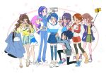  6+girls :p amanogawa_kirara aono_miki artist_request blue_eyes blue_hair blue_skirt blue_thighhighs blush brown_eyes brown_hair cellphone crossover dressing dressing_another eyelashes fresh_precure! go!_princess_precure hair_ornament hair_ribbon hairband healin&#039;_good_precure heartcatch_precure! highres hiramitsu_hinata hirogaru_sky!_precure jacket kurumi_erika laura_la_mer long_hair medium_hair multiple_girls natsuki_rin one_eye_closed orange_eyes pants phone pink_hair ponytail precure purple_eyes purple_hair ribbon sandals shoes short_hair side_ponytail skirt smartphone sora_harewataru source_request standing suzumura_sango thighhighs thighs tongue tongue_out track_jacket track_pants track_suit tropical-rouge!_precure twintails yes!_precure_5 yes!_precure_5_gogo! 