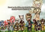  android anthro armor bandanna bandanna_on_neck belt blonde_hair blue_eyes blue_hair boron_brioche britz_strudel brown_body brown_clothing brown_eyes brown_fur brown_hair cabimangaka canid canine caninu canis cape chick_montblanc child clothing cloud crossed_arms cyberconnect2 dress english_text eyewear felid feline felineko felis female flower fuga:_melodies_of_steel fur glasses gloves grass green_clothing group hack_montblanc hair handwear hanna_fondant hat headgear headwear helmet hi_res humanoid jacket japanese_text jihl_(fuga_2) jin_macchiato kerchief kyle_bavarois little_tail_bronx machine male male/female malt_marzipan mammal mei_marzipan nature nature_background pink_eyes pink_hair plant plushie red_clothing red_hair robot running scar_on_face scarf sheena_falafel signature sky smile smiling_at_each_other smiling_at_viewer socks_million soul sun tail tan_body tan_fur text topwear turquoise_clothing vanilla_muscat_(fuga_2) wappa_charlotte white_body white_fur white_hair yellow_clothing yellow_eyes young 