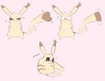  blush feral fur generation_1_pokemon hi_res labbit1337 male nintendo pikachu pink_background pokemon pokemon_(species) shy simple_background smile solo yellow_body yellow_fur 