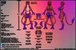  aljune_art anthro big_penis felid genitals herm hi_res huge_penis hyper hyper_genitalia hyper_penis intersex kai_(zeta_artist) lion mammal model_sheet pantherine penis solo 