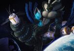  abs anthro balls big_penis cobra destruction dragon erection genitals hi_res kai&#039;nek_(pyronite) macro male masturbation muscular muscular_anthro muscular_male nude penile penile_masturbation penis reptile scalie snake solo space thb886 