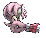  2023 accessory amy_rose anthro anus areola bodily_fluids breasts butt clothing eulipotyphlan female genital_fluids genitals gloves green_eyes hair hair_accessory hairband handwear hedgehog hi_res is_(artist) mammal multicolored_body nipples pink_body pink_hair pussy pussy_juice sega smile solo sonic_the_hedgehog_(series) spread_pussy spreading tan_body two_tone_body 