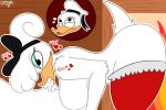  ahegao anatid anseriform anthro avian bedroom_eyes big_breasts bird bodily_fluids breasts christmas_stocking clothing colty8 comfy cozy cum cum_in_mouth cum_inside daisy_duck deep_throat disney donald_duck drinking drinking_cum duck ducktales ducktales_(2017) duo fellatio female fireplace genital_fluids hi_res kneeling kneeling_oral_position kneeling_sex legwear legwear_only looking_pleasured male male/female mostly_nude narrowed_eyes nude oral penile romantic sailor_hat seductive sex stockings stockings_only swallowing 